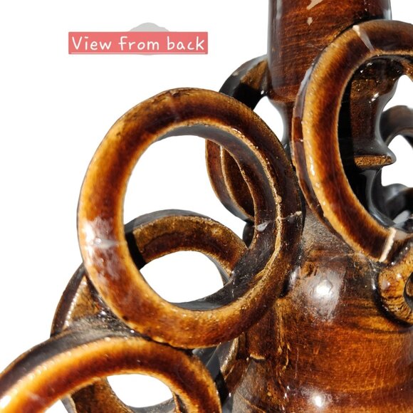 Bjorn Wiinblad Pottery Candle Holder Juggler Vintage Denmark **Repaired READ** - Picture 8 of 9